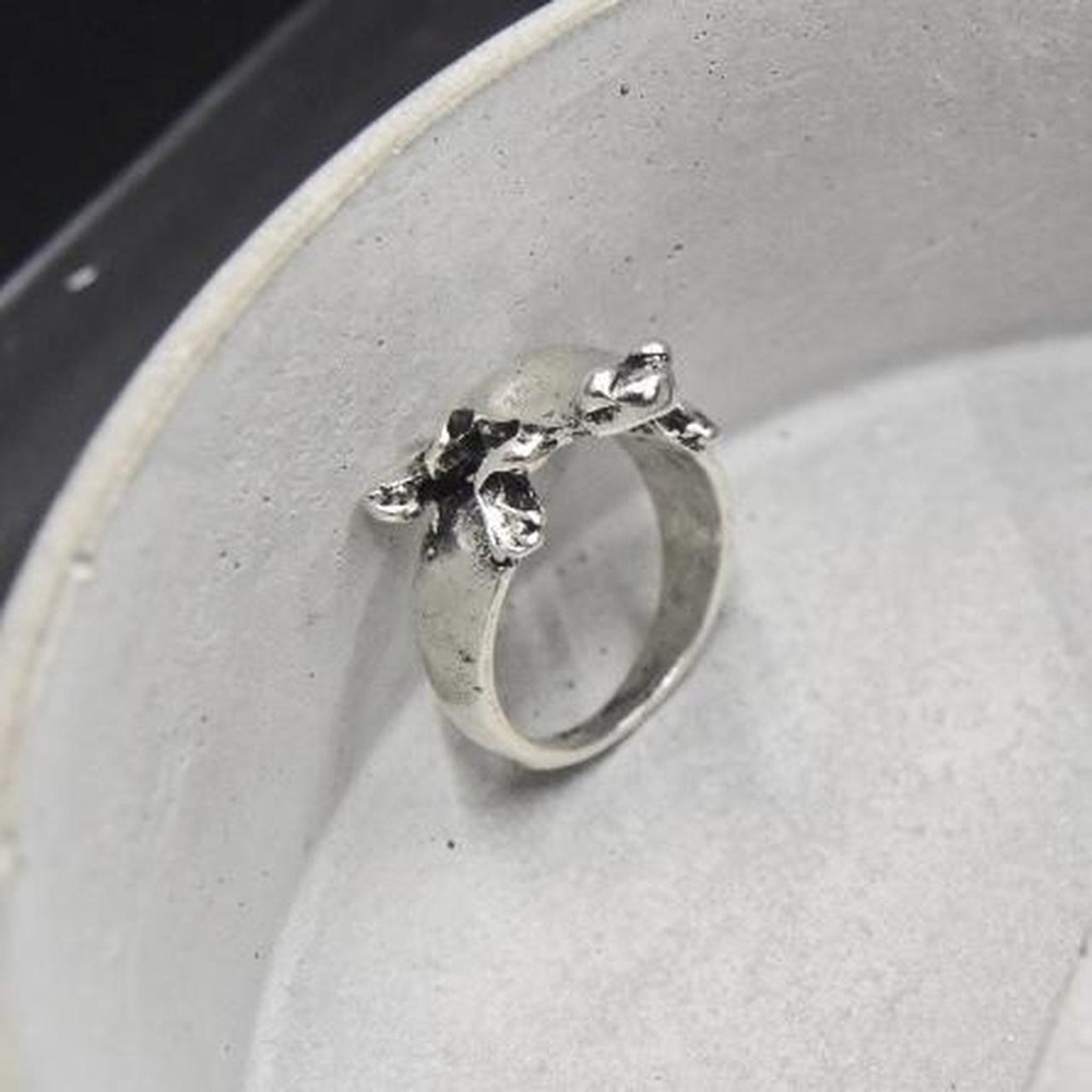 Silver Frog Ring - Picture 3 of 6